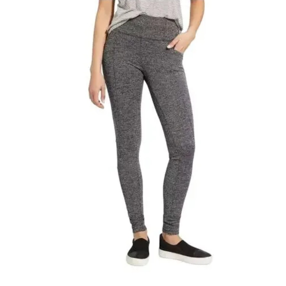 Athleta Charcoal Heather Leggings